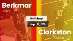 Matchup: Berkmar  vs. Clarkston  2019