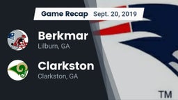 Recap: Berkmar  vs. Clarkston  2019