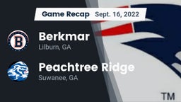 Recap: Berkmar  vs. Peachtree Ridge  2022