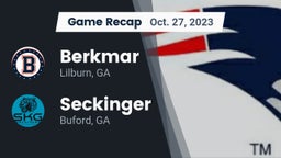 Recap: Berkmar  vs. Seckinger  2023