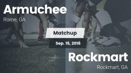 Matchup: Armuchee  vs. Rockmart  2016