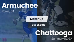 Matchup: Armuchee  vs. Chattooga  2016
