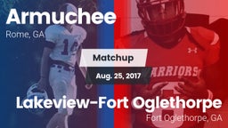 Matchup: Armuchee  vs. Lakeview-Fort Oglethorpe  2017
