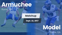 Matchup: Armuchee  vs. Model  2017