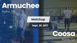 Matchup: Armuchee  vs. Coosa  2017
