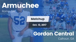 Matchup: Armuchee  vs. Gordon Central   2017