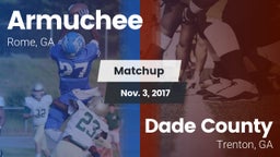 Matchup: Armuchee  vs. Dade County  2017