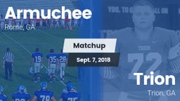 Matchup: Armuchee  vs. Trion  2018