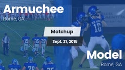 Matchup: Armuchee  vs. Model  2018