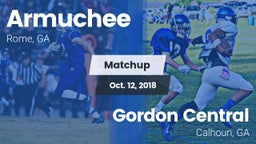 Matchup: Armuchee  vs. Gordon Central   2018