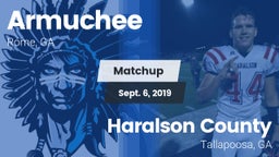 Matchup: Armuchee  vs. Haralson County  2019