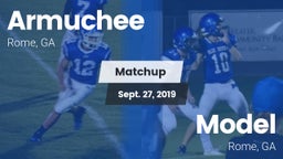 Matchup: Armuchee  vs. Model  2019