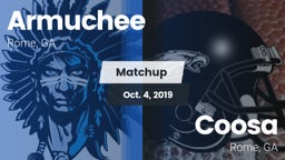 Matchup: Armuchee  vs. Coosa  2019