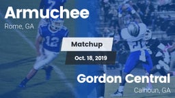 Matchup: Armuchee  vs. Gordon Central   2019
