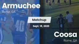 Matchup: Armuchee  vs. Coosa  2020