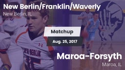 Matchup: New vs. Maroa-Forsyth  2017