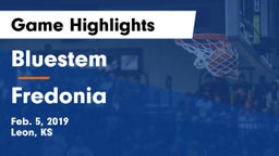 Bluestem  vs Fredonia  Game Highlights - Feb. 5, 2019