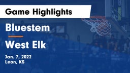 Bluestem  vs West Elk  Game Highlights - Jan. 7, 2022