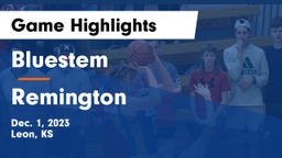 Bluestem  vs Remington  Game Highlights - Dec. 1, 2023
