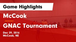 McCook  vs GNAC Tournament Game Highlights - Dec 29, 2016