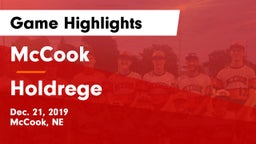 McCook  vs Holdrege  Game Highlights - Dec. 21, 2019