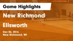New Richmond  vs Ellsworth  Game Highlights - Dec 06, 2016