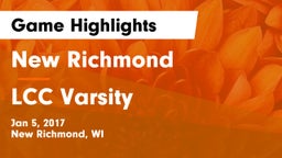 New Richmond  vs LCC Varsity Game Highlights - Jan 5, 2017