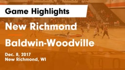 New Richmond  vs Baldwin-Woodville  Game Highlights - Dec. 8, 2017