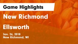New Richmond  vs Ellsworth  Game Highlights - Jan. 26, 2018