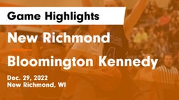 New Richmond  vs Bloomington Kennedy  Game Highlights - Dec. 29, 2022