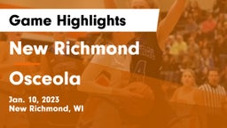 New Richmond  vs Osceola  Game Highlights - Jan. 10, 2023