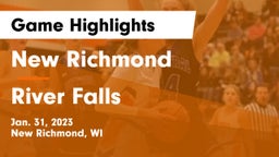New Richmond  vs River Falls  Game Highlights - Jan. 31, 2023