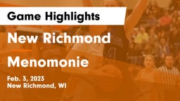New Richmond  vs Menomonie  Game Highlights - Feb. 3, 2023