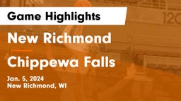 New Richmond  vs Chippewa Falls  Game Highlights - Jan. 5, 2024