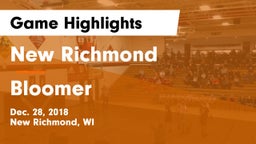 New Richmond  vs Bloomer		 Game Highlights - Dec. 28, 2018