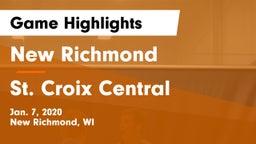 New Richmond  vs St. Croix Central  Game Highlights - Jan. 7, 2020