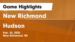 New Richmond  vs Hudson  Game Highlights - Feb. 24, 2020