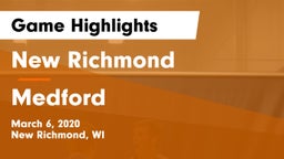New Richmond  vs Medford Game Highlights - March 6, 2020