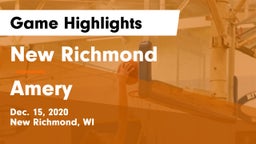 New Richmond  vs Amery  Game Highlights - Dec. 15, 2020