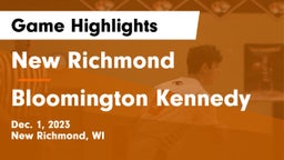 New Richmond  vs Bloomington Kennedy  Game Highlights - Dec. 1, 2023