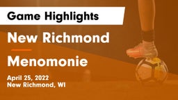 New Richmond  vs Menomonie  Game Highlights - April 25, 2022