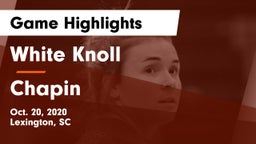 White Knoll  vs Chapin  Game Highlights - Oct. 20, 2020