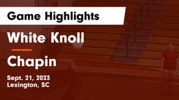 White Knoll  vs Chapin  Game Highlights - Sept. 21, 2023