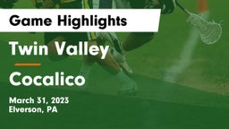 Twin Valley  vs Cocalico  Game Highlights - March 31, 2023