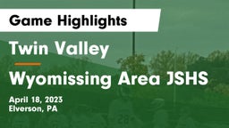 Twin Valley  vs Wyomissing Area JSHS Game Highlights - April 18, 2023