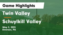 Twin Valley  vs Schuylkill Valley  Game Highlights - May 2, 2023