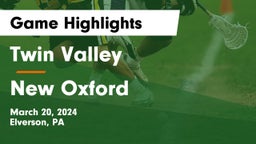 Twin Valley  vs New Oxford  Game Highlights - March 20, 2024