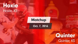 Matchup: Hoxie  vs. Quinter  2016