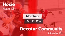 Matchup: Hoxie  vs. Decatur Community  2016