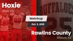 Matchup: Hoxie  vs. Rawlins County  2018